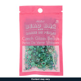Czech Seed Beads – 50g – Turquoise Green Assorted Mix